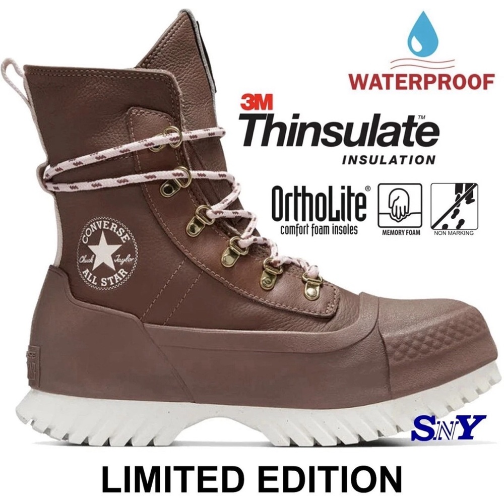 Converse Chuck Taylor All Star Lugged 2.0 CC X-Hi Waterproof Boots Brown A12899C